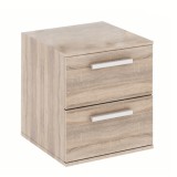 Cumpara ieftin Comoda 2 sertare pal natur stejar sonoma Dunaj 45x47x50.8 cm