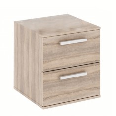 Comoda 2 sertare pal natur stejar sonoma Dunaj 45x47x50.8 cm