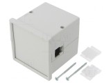 Carcasă ABS Gri 72x72x73mm cu Răsucire, MASZCZYK