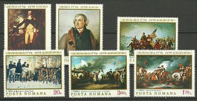 1976 - Bicent revolutiei americane, serie neuzata foto