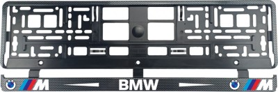 Set 2 bucati, suport numar inmatriculare Carbon, BMW M/// foto