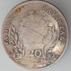 Moneda Argint Bavaria - 20 Kreuzer 1782