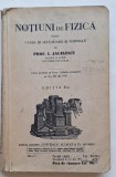 Manual vechi &ndash; Noțiuni de Fizică, Prof. I. Angelescu &ndash; Alcalay, București 1939