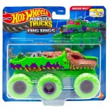 Masinuta Hot Wheels Monster Truck, Big Rigs, Wreckin Wolf, JHY76