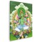 Tablou Feng Shui Tara Verde, verde 1455 Tablou canvas pe panza CU RAMA 60x90 cm