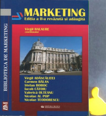 Marketing Virgil Balaure - Editia a II-a cuprinsul subliniat foto