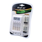 Incarcator cu acumulatori aa, TDItronics, 4 baterii reincarcabile 1.2v 5500mAh