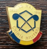 INSIGNA ROMANIA, TEMATICA MILITARA - COMEMORATIVA 75 ANI - CHIMIA MILITARA, Romania de la 1950