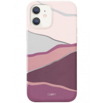 Husa TPU UNIQ COEHL CIEL pentru Apple iPhone 12 mini, Roz foto