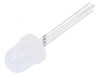 LED RGB 8mm Convex cu Unghi de 60&deg; - Tensiune de Funcționare 3&divide;15VDC, Nr. Term: 4, Optosupply