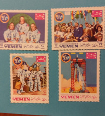 YEMEN 1969 COSMOS - SERIE COMPLETA NESTAMPILATA MNH foto