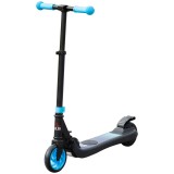 HOMCOM Trotinetă Electrică Pliabilă pentru Copii de 6+ Ani cu &Icirc;nălțime Reglabilă, 71x36.5x75-80 cm, Albastru | Aosom Romania