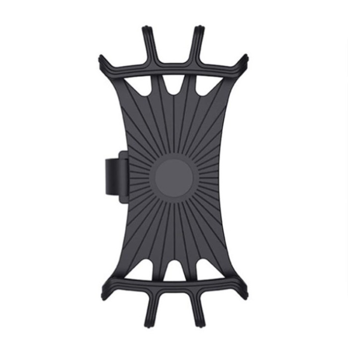 Suport telefon pentru bicicleta Gaea, BH-8158, Rotire 360&deg;, Silicon, Negru