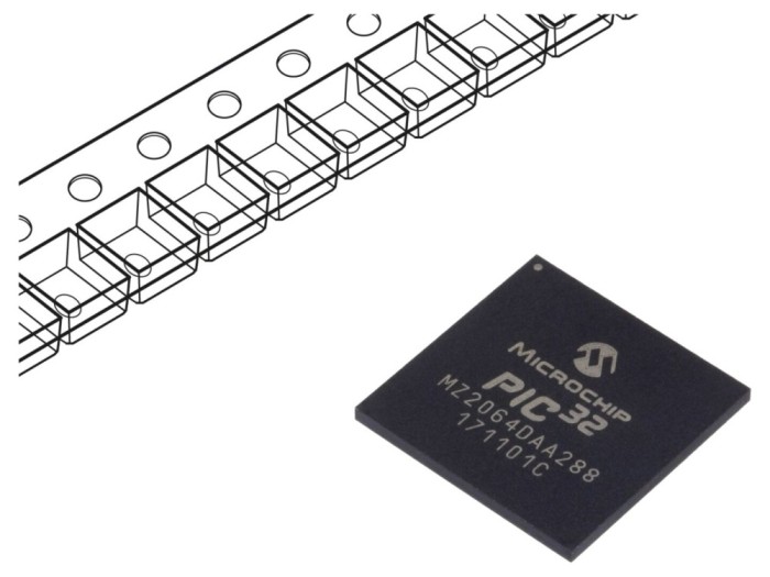 Microcontroler PIC32 32-bit 2048kB SMD