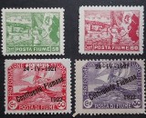 Fiume 1919-1922, timbre cu overprint,MH, Nestampilat