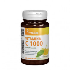 Vitamina C 1000mg cu bioflavonoide, acerola si macese, 30tab, Vitaking