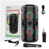 Boxa Portabila ZQS4259 + Microfon, Bluetooth, 100 W P.M.P.O, Mp3 Digital Player, 2 Difuzoare, Led RGB