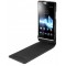 Husa Flip Roxfit Sony Xperia E Negru
