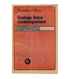 Dumitru Micu - Limbaje lirice contemporane - 105613