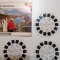 LOT 9 DIAPOZITIVE CIRCULARE VIEW MASTER 3D - CANADA , VATICAN, AUSTRIA