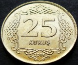 Cumpara ieftin Moneda 25 KURUS - TURCIA, anul 2018 * cod 179, Europa