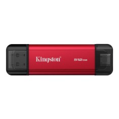 Kingston 512GB Portable SSD, Dual USB A C, 1050MB s, USB 3.2 Gen 2 SPSD 512GB