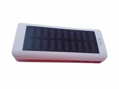 Acumulator extern RTL, 20000 mAh, Fast charging, Alb Rosu foto