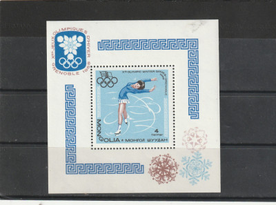 Olimpiada de iarna de la Grenoble,1968 ,Mongolia. foto