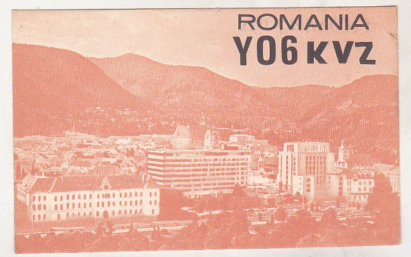 bnk cp Brasov - Vedere - carte postala QSL circulata