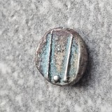 India , Travancore State - 1 FANAM argint - una dintre cele mai mici monede din lume