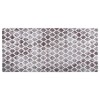 Gossi covor lavabil, multicolor, 80x300 cm, antiderapant