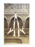 Rara! Carte postala gimnasti francezi 1939,debutul mobilizarii WWII