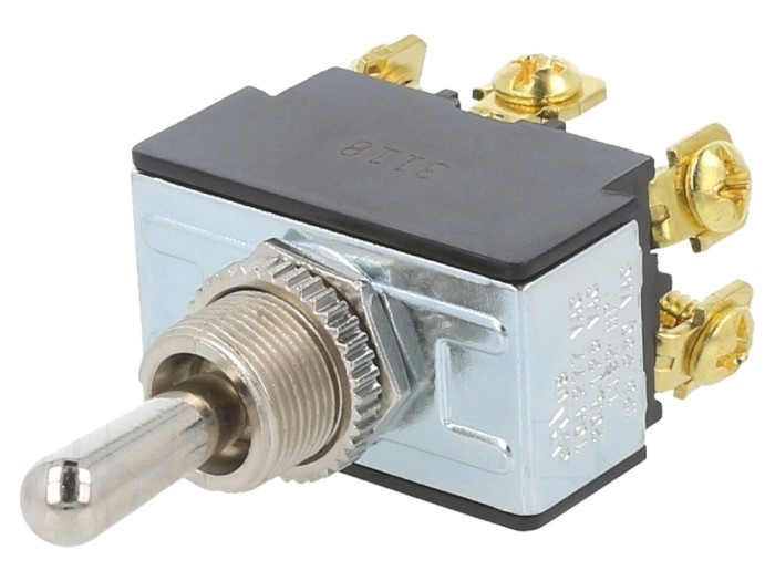 Comutator basculant DPDT ON-OFF-(ON)