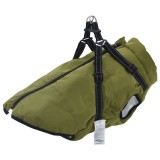 Cumpara ieftin Haina pentru Caini Verde Army L52 Fleece si poliester