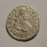 Austria 1 kreuzer 1700 CB argint Leopold l