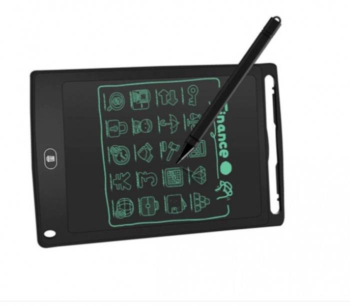 Tableta digitala 12inch cu pix,pentru scris si colorat,ecran LCD, baterie, negru