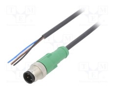 Cablu PHOENIX CONTACT M12 4 pini drept 5m pentru senzori și automatizări