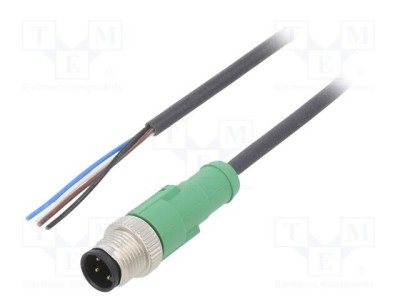 Cablu PHOENIX CONTACT M12 4 pini drept 5m pentru senzori și automatizări foto