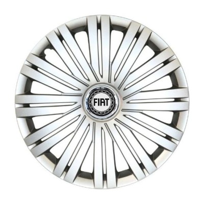 Set 4 Capace Roti R15, Potrivite Jantelor de 15 inch, Pentru Fiat, Model 339 foto
