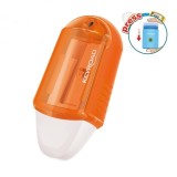 Ascutitoare rotativa cu radierapentru creioane, plastic,diverse culori