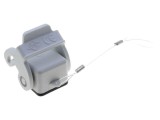 ILME Conector Capac Protecție Plastic Alb 21x21mm CK03CX Fixare Clichet IP67 IP69