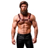 Fetish Submissive Attitude-Ham pentru Piept Eco-piele Bărbați