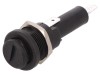 Clemă siguranțe cilindrice 6,3x32mm 250V neagră