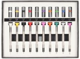 Cumpara ieftin Set 10 Șurubelnițe de Precizie Tyenaza &ndash; 0.6-2.0 mm &ndash; 10 Lame de Rezervă &ndash;