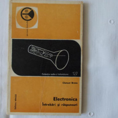 Electronica intrebari si raspunsuri Clement Brown 1975