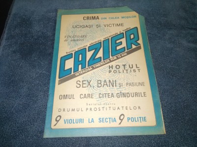 REVISTA CAZIER NR 1 1991 foto