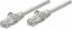 Cablu UTP Intellinet Patchcord Cat 5e 7.5m Gri foto