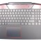 Carcasa superioara cu tastatura palmrest Laptop, Lenovo, Legion Y720-15IKB Type 80VR, 81CQ, 5CB0N67272, 5CB0N67285, cu iluminare RGB, layout US
