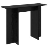 vidaXL Masă de consolă Stejar Negru 100 x 30 x 75 cm Lemn prelucrat 8001168