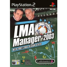 Joc PS2 LMA Manager 2003 - A